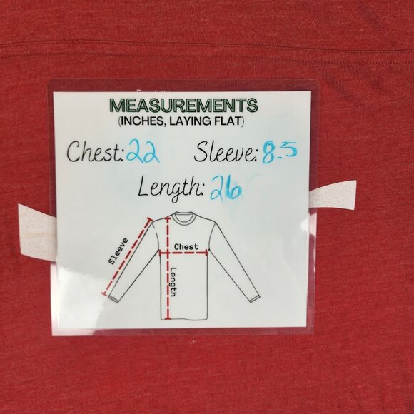 T Shirt Alternative Mens Large Red White Letters Soft Fabric - Picture 5 of 8